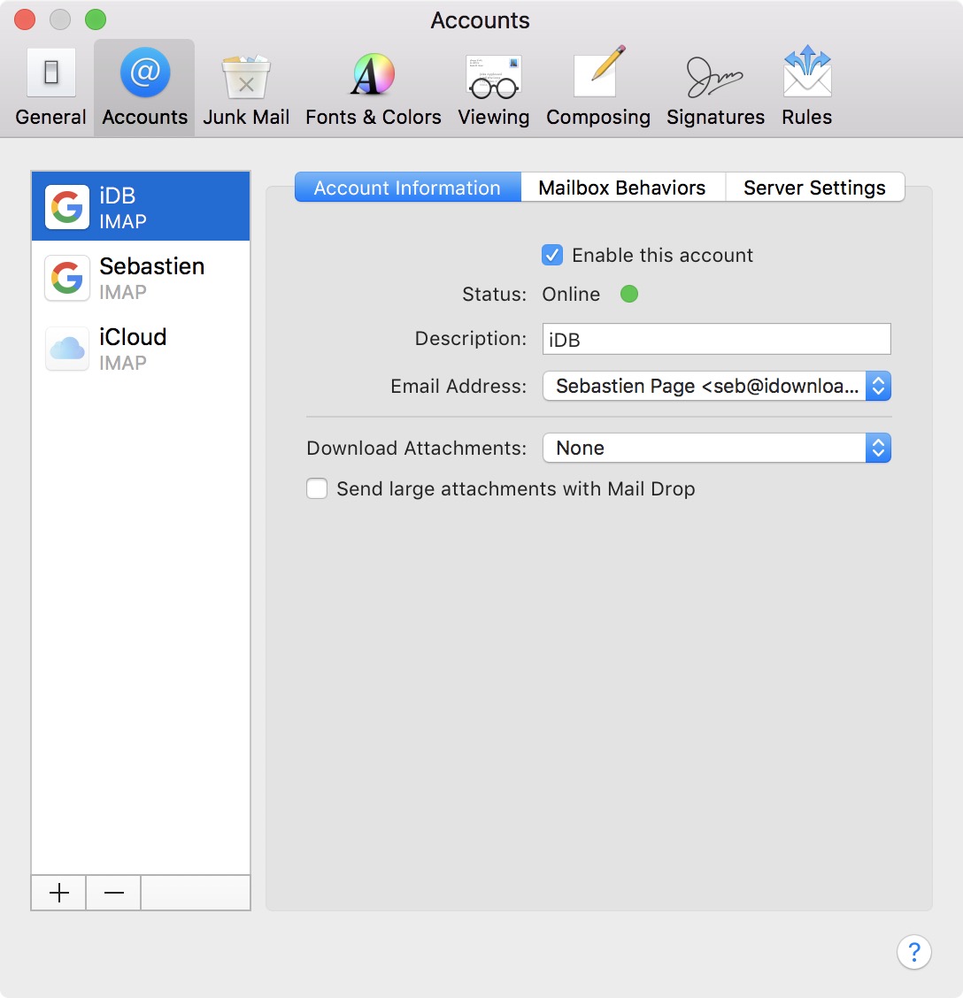 How to download emails from mac mail